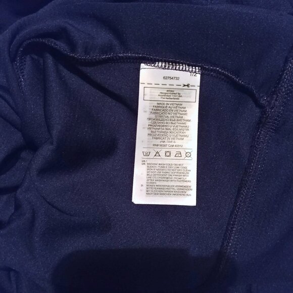 Adidas Performance Light Weight Quarter-Zip Golf Pullover Collegiate Navy Size L - Picture 5 of 9